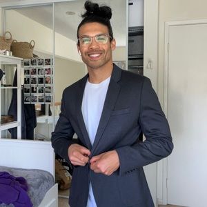 ASOS Blazer Men’s Navy Blue 40S